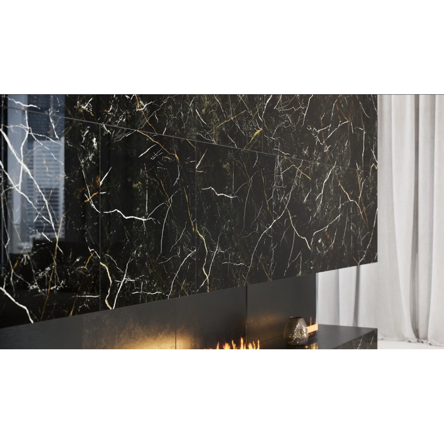 Керамическая плитка Opoczno Royal Black Polished 598×1198x8 - фото 4