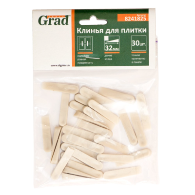 Клин для выравнивания плитки 32мм 30шт