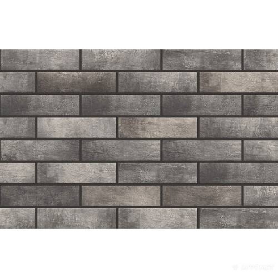 Плитка клінкер Cerrad Loft Brick Elewacja Pepper 6,5x24,5 см - фото 1