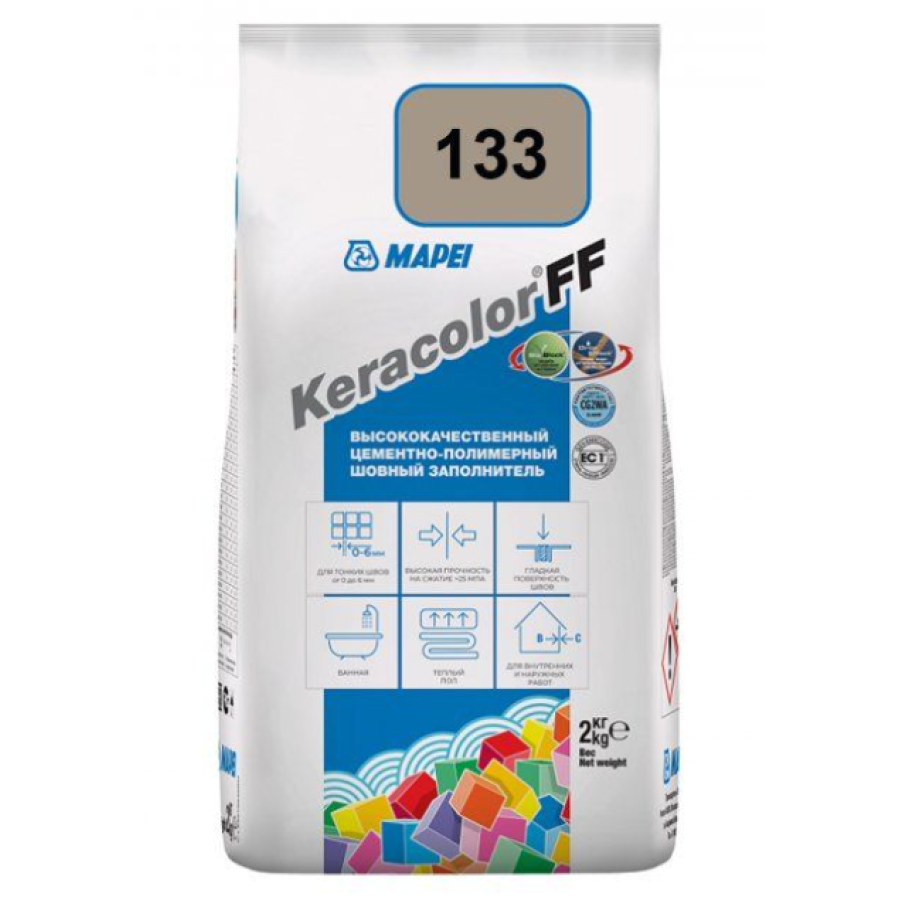 Затирка для швів Mapei Keracolor 133 Пісочний 2кг - фото 1