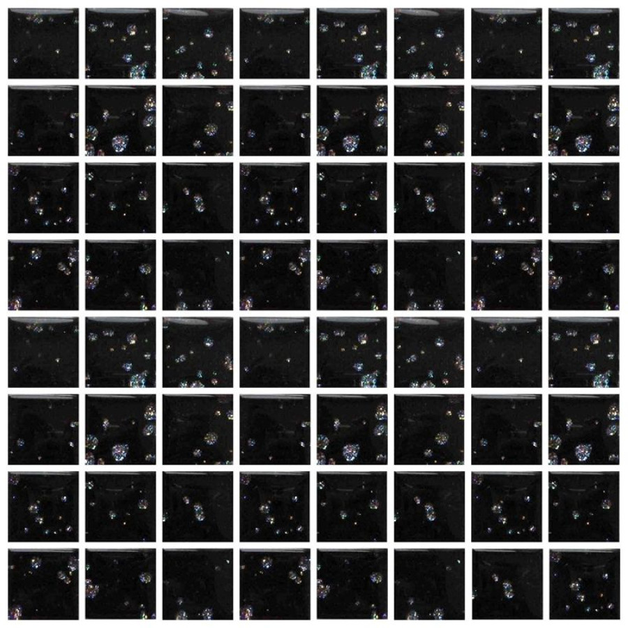 Мозаика Mozaico De Lux BG702-B (BG02) (L)Sparcle Black 30х30 см - фото 1