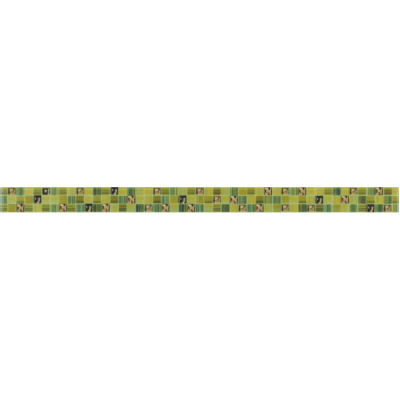 Плитка фриз Opoczno Flora 30*450*8 квадраты