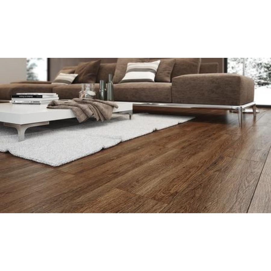 Плитка керамогранитная Opoczno Nordic Oak Ochra 147×890x8 - фото 2