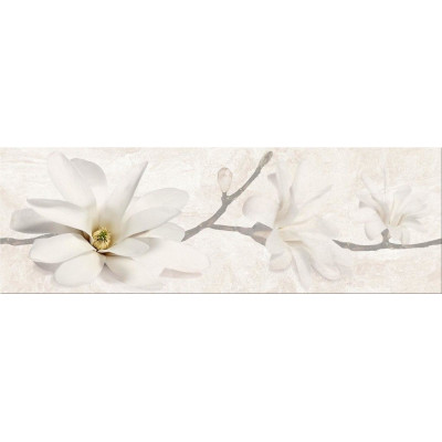 Плитка декор Opoczno Stone Flowers Beige Inserto 25x75 см