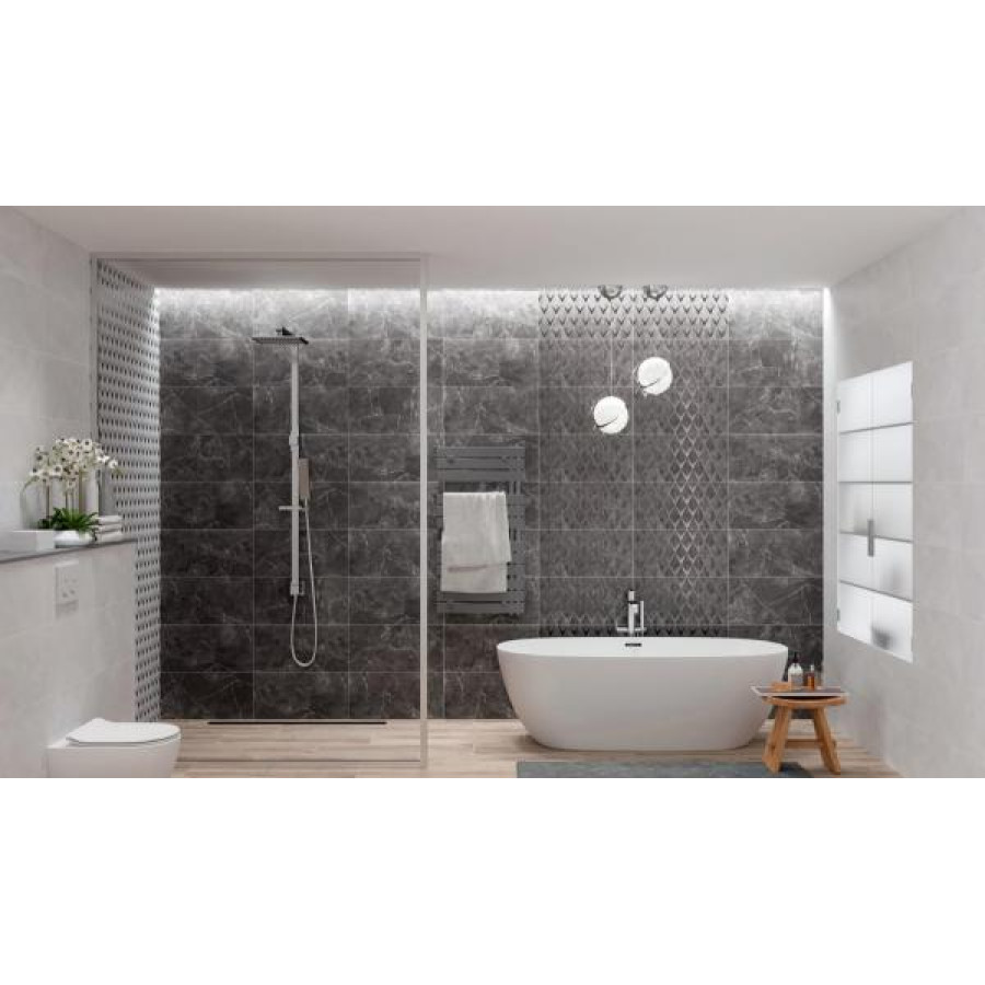 Плитка Opoczno Teneza Grey GLOSSY 297x600x9 - фото 2