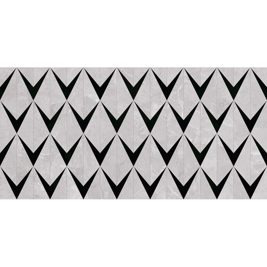 Плитка декор Opoczno Teneza Light Grey Inserto 297x600x9 - фото 1