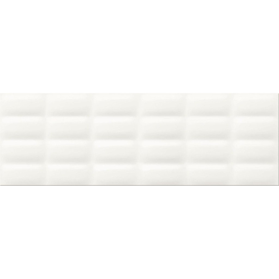 Плитка OPOCZNO Vivid Colours VIVID WHITE GLOSSY PILLOW 10×750×250 - фото 1