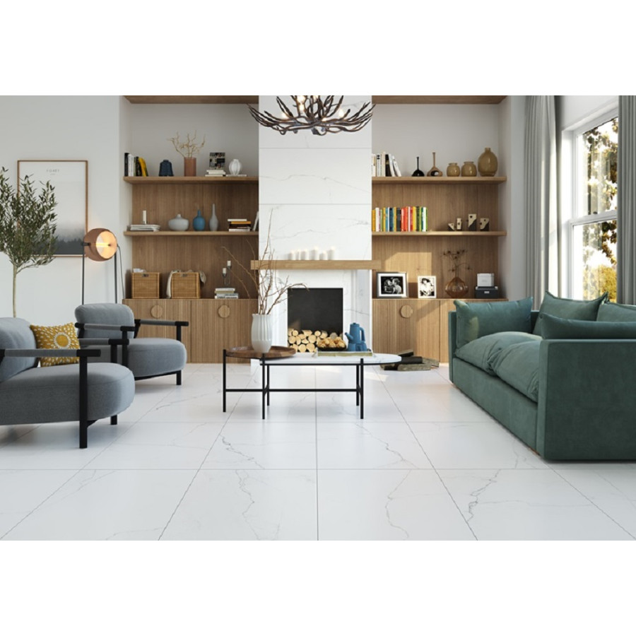 Плитка Almera Ceramica (Spain) Lab Bianco Mare Bianco 1200х1200х8 - фото 3
