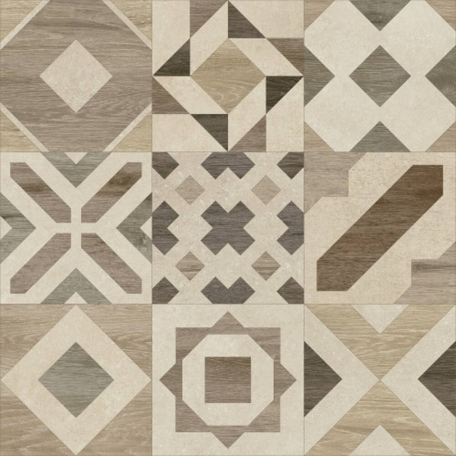 Плитка Baldocer Phuket Mix Ivory Rectificado 60x60 см - фото 2
