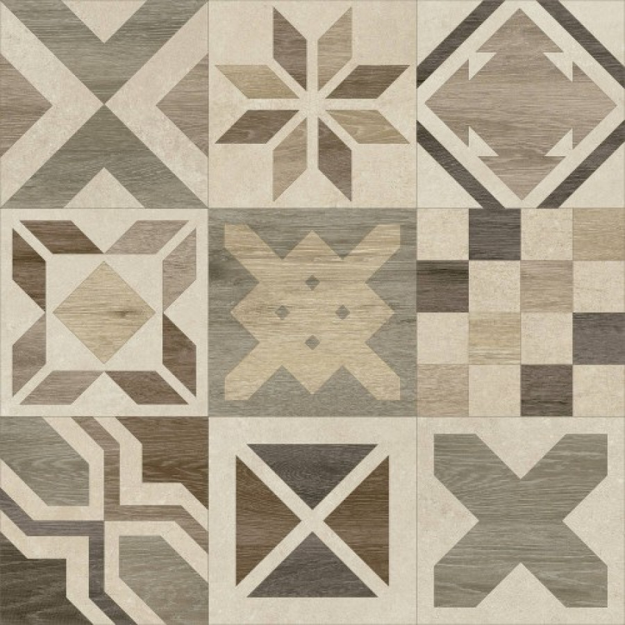 Плитка Baldocer Phuket Mix Ivory Rectificado 60x60 см - фото 1