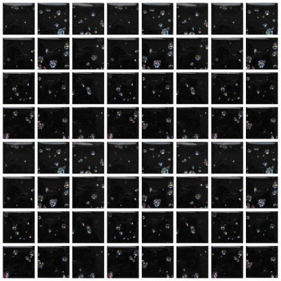 Плитка CERAMICA DE LUX ВG702-В SPARCLE BLACK 300*300*6
