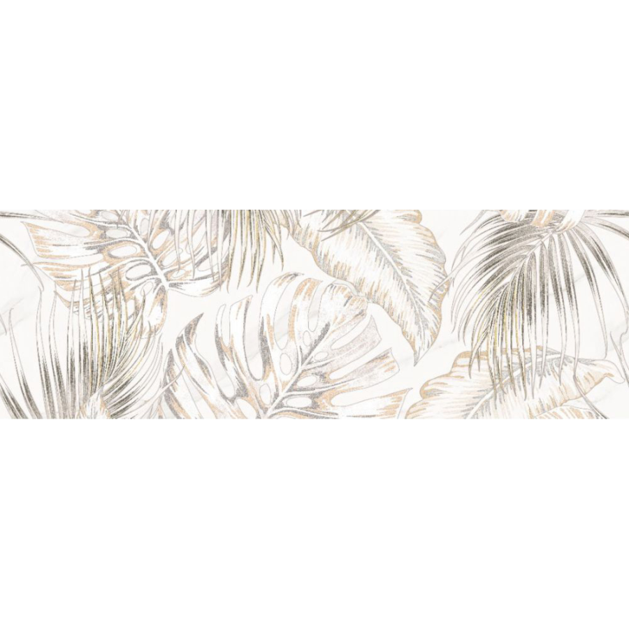 Плитка CERAMICA DESEO CALACATA SIENA DEKOR FLOWER В 300*900*10 - фото 1