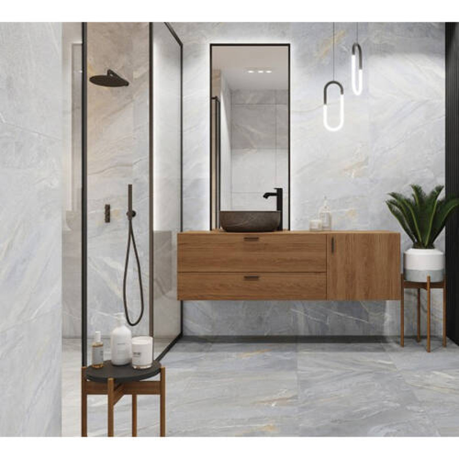 Плитка CERRAD Ceramika Gres Gres Granby Light Grey Rect 59,7х59,7 см - фото 2