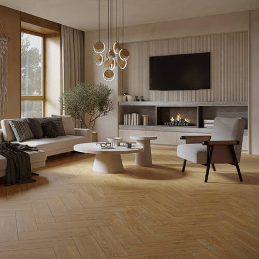 Плитка CERRAD Gres Darkwood Brown 60х17,5 см - фото 2