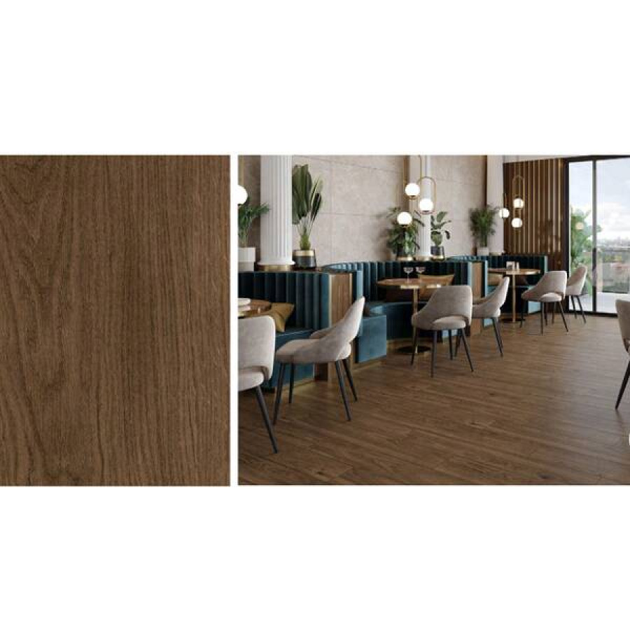 Плитка CERSANIT CHARMWOOD BROWN MAT RECT 19.8*119.8 G1 - фото 3