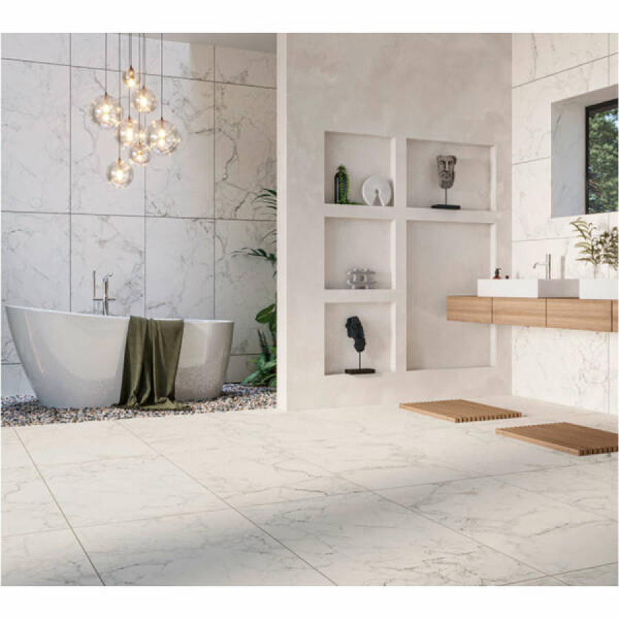 Плитка CERSANIT GPT1006 WHITE SATIN RECT 59.8*119.8 G1 - фото 2