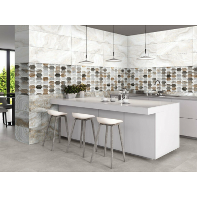 Плитка Ceramica Deseo Arabesque Grey Dark 30х90 см