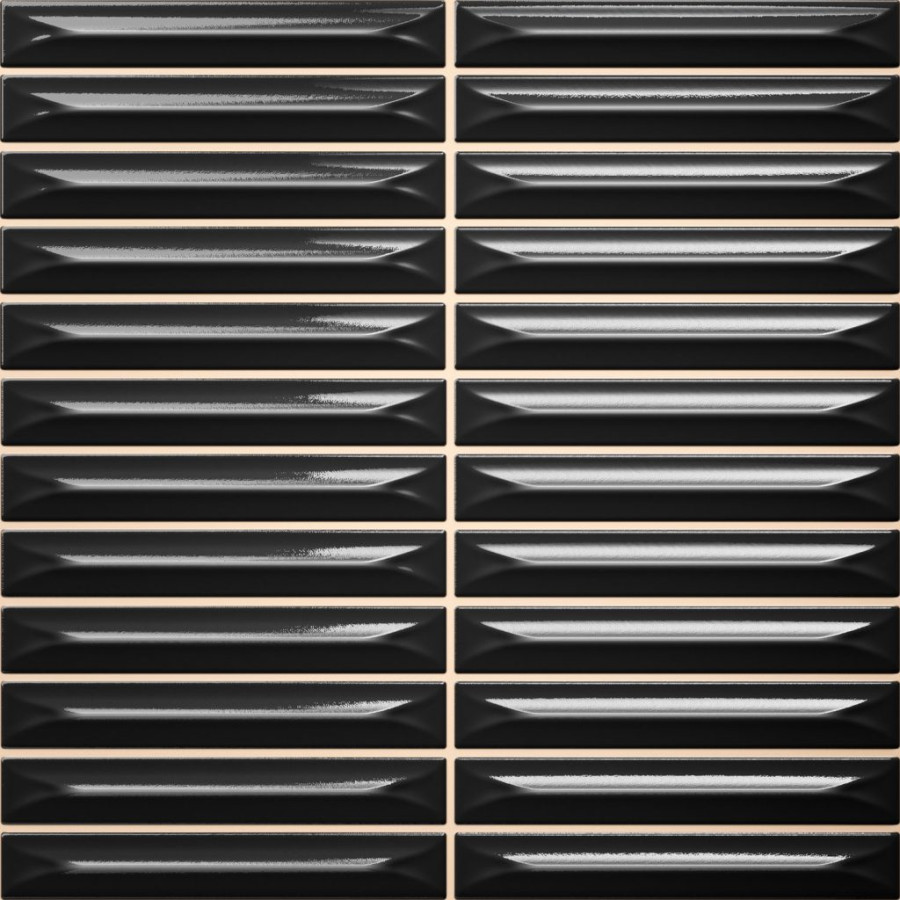 Плитка Ceramica Deseo Arrow Black 8х200х200 - фото 1