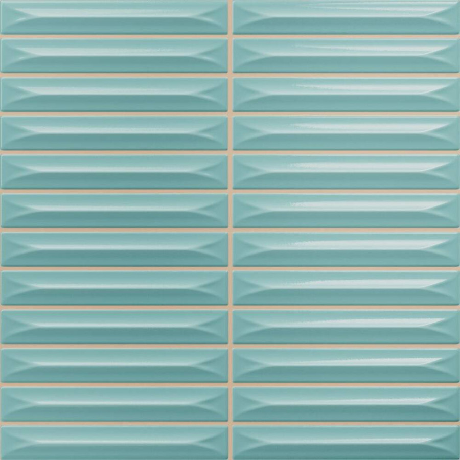 Плитка Ceramica Deseo Arrow Sky Brillo 1.5*10 20х20 см - фото 1