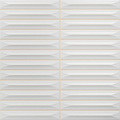 Плитка Ceramica Deseo Arrow White Brillo 1.5*10 20х20 см