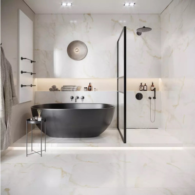 Плитка Ceramica Deseo Calacatta Oro Білий 2G0580 600х600х8