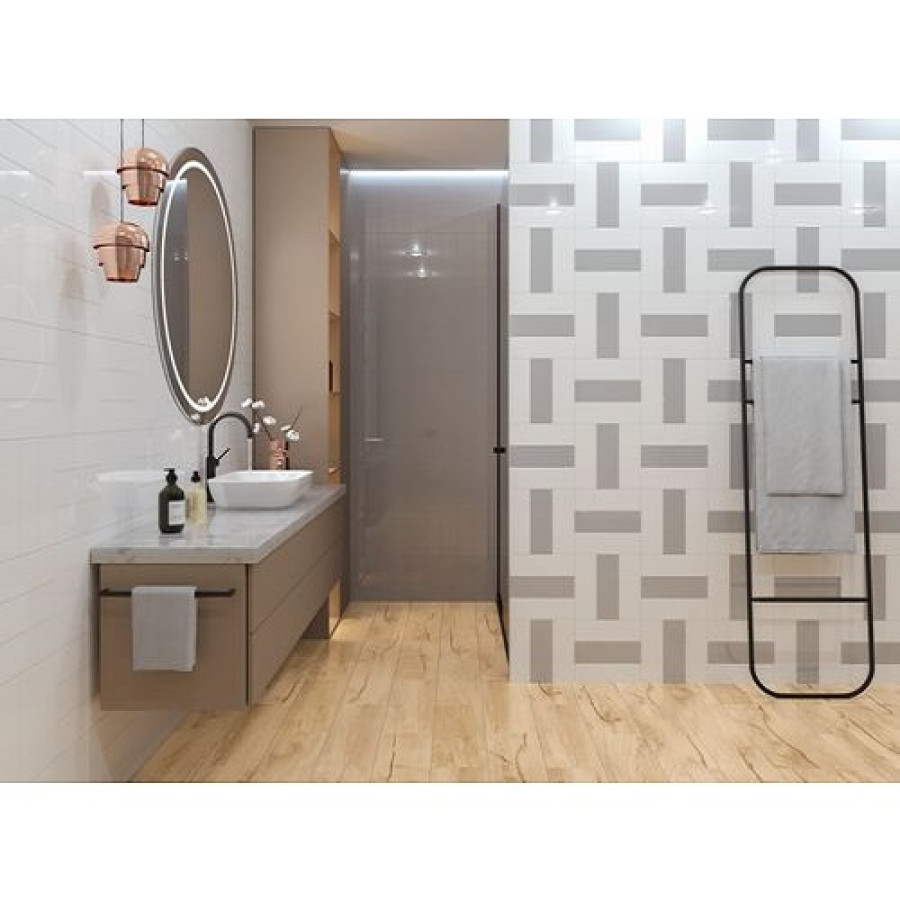 Плитка Ceramica Deseo Celestia Светло-Бежевый CLVP10 20Х65 см - фото 3