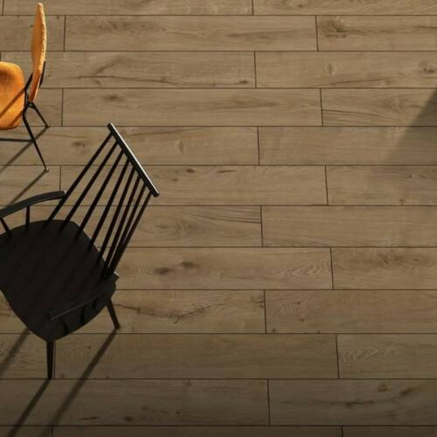 Плитка Ceramica Deseo Lux Brown 20x120 см - фото 2
