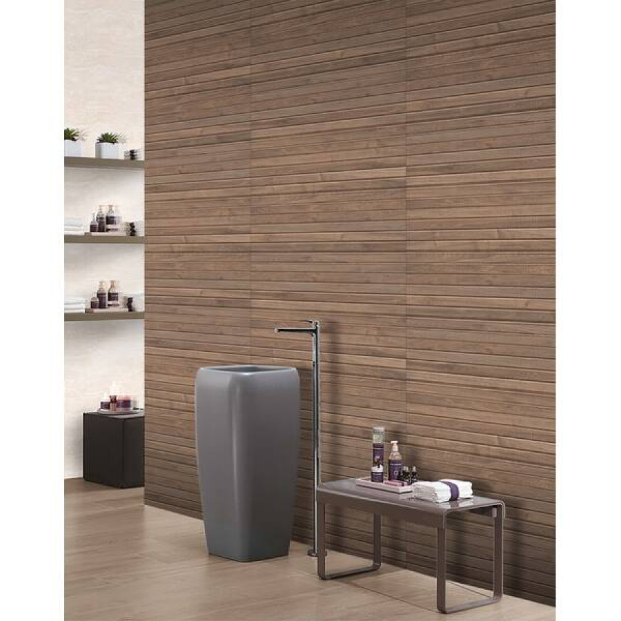 Плитка Ceramica Deseo Mulberry Wood Brown 30x120 см - фото 2