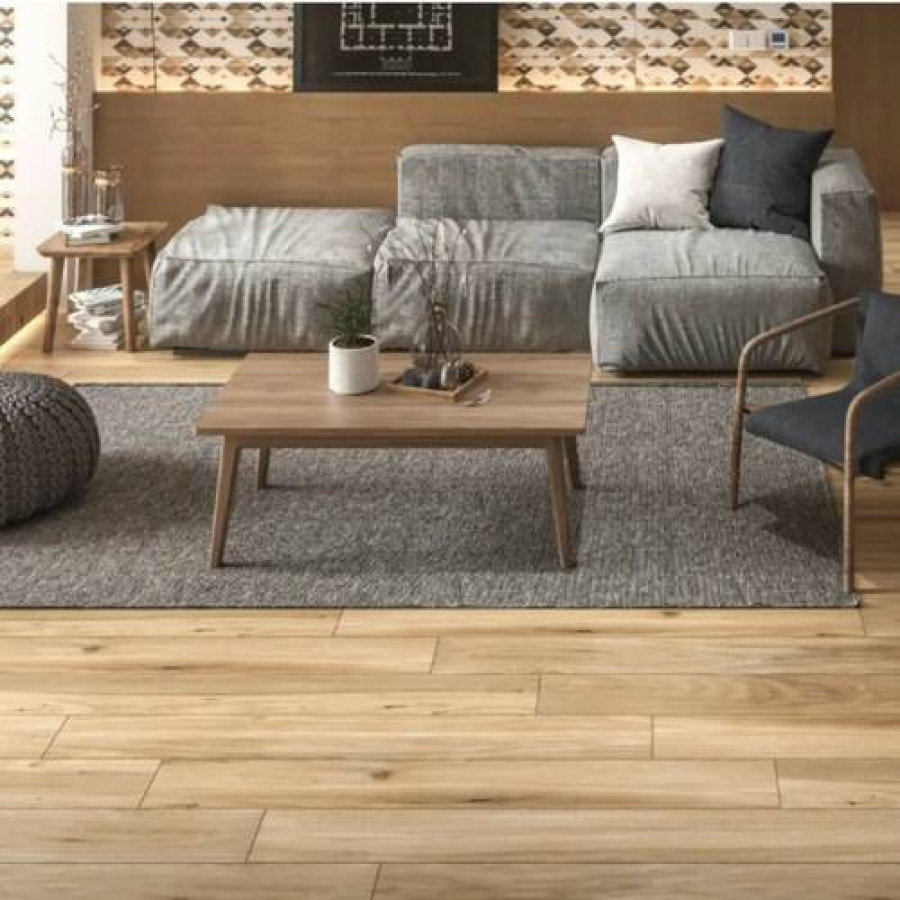 Плитка Ceramica Deseo Nova Brown 20x120 см - фото 3