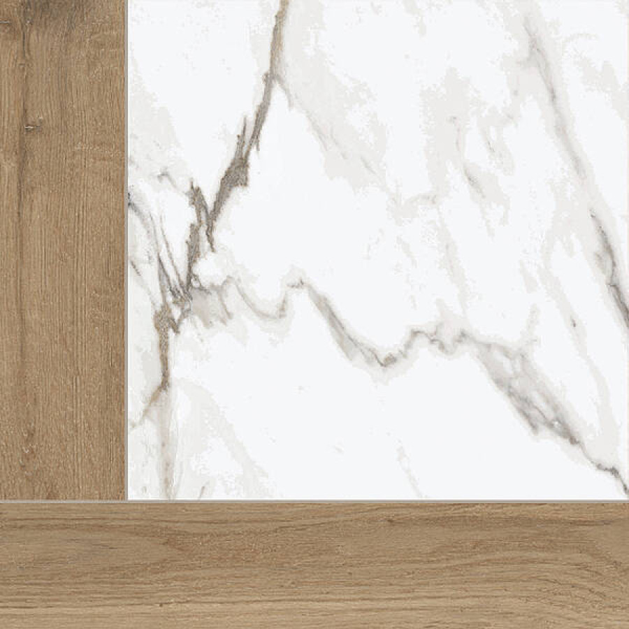 Плитка Ceramica Deseo Overlay Marble 60x60 см - фото 1