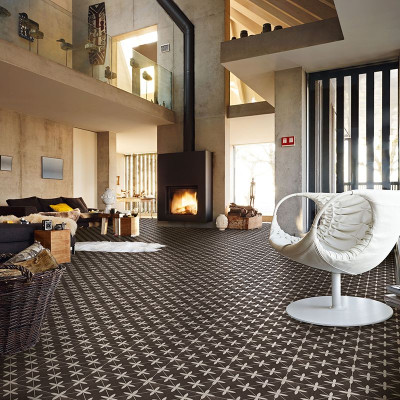 Плитка Ceramica Deseo Pav Poole Black 45x45