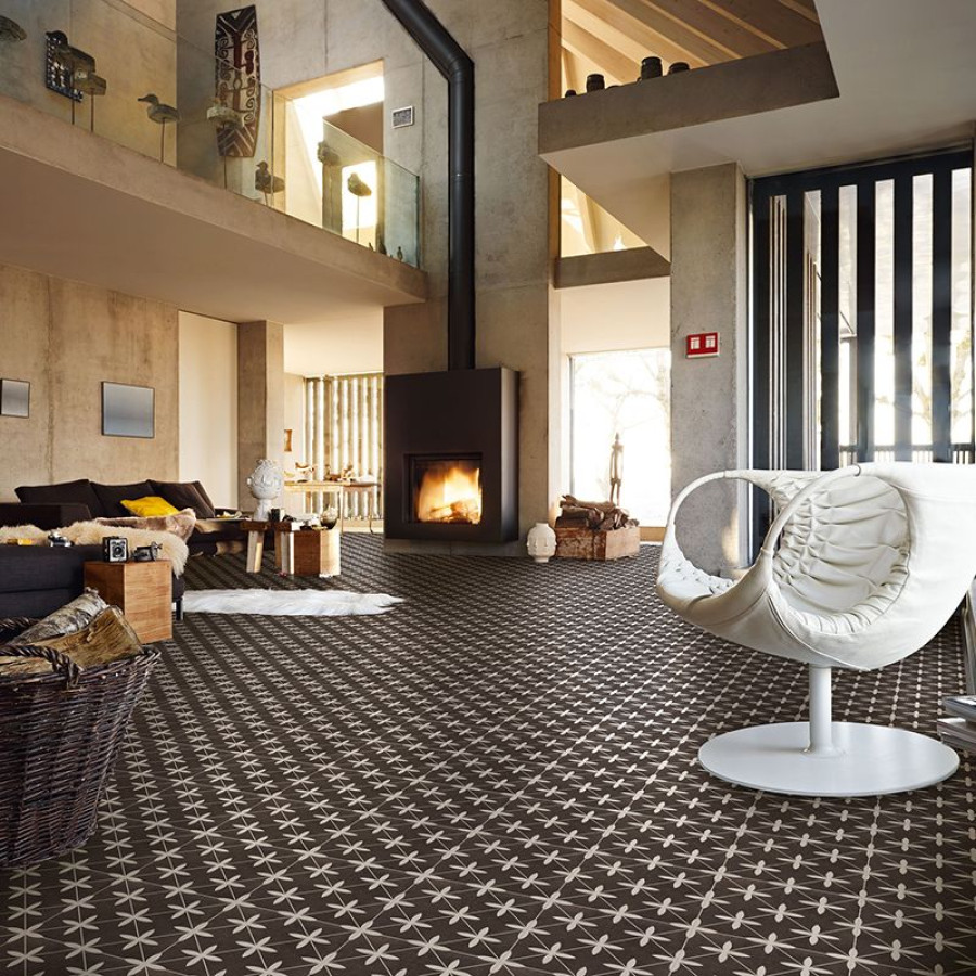 Плитка Ceramica Deseo Pav Poole Black 45x45 - фото 2