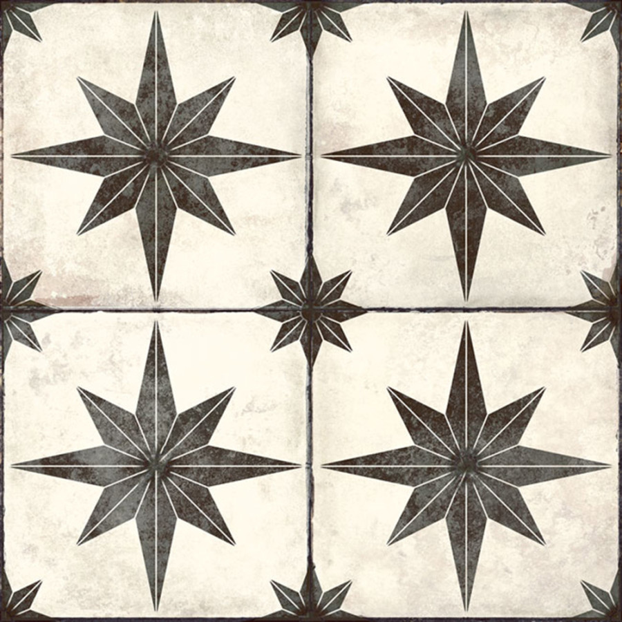 Плитка Ceramica Deseo Pav Star Black 45x45 - фото 1