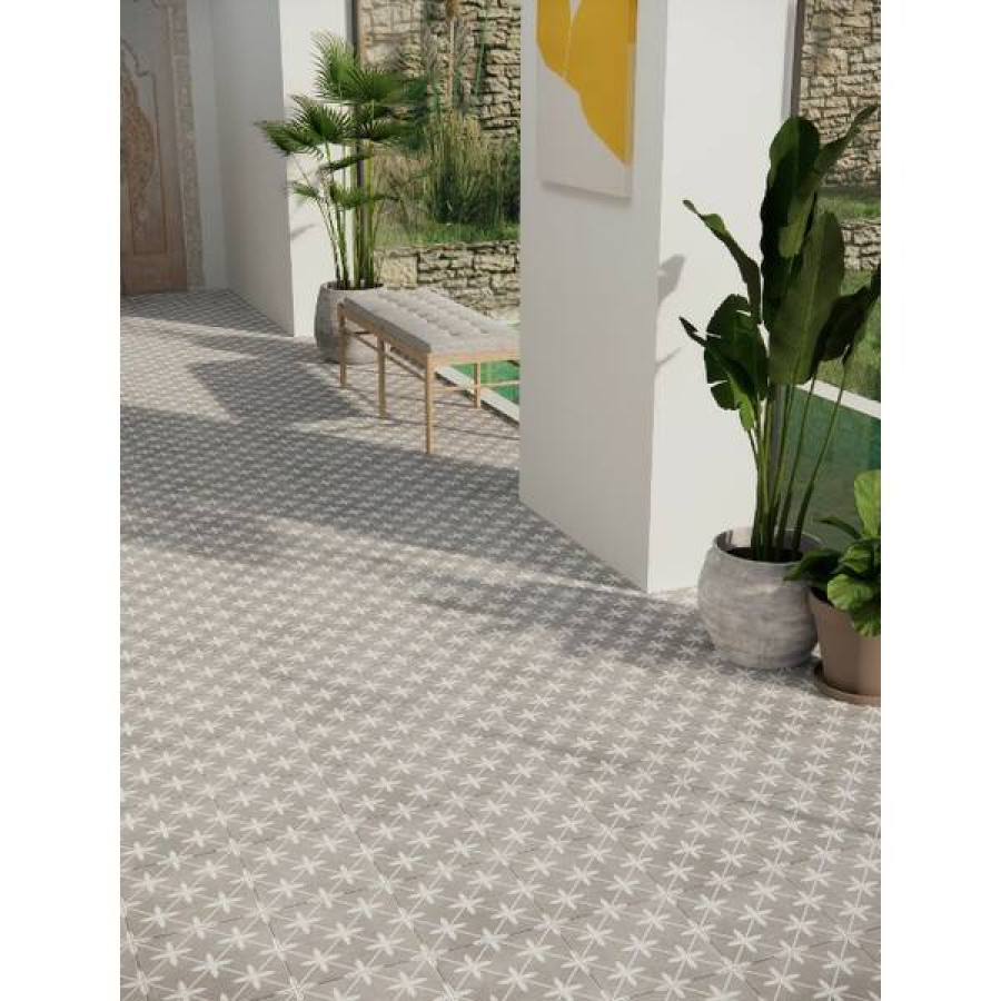 Плитка Ceramica Deseo Pav Star Grey 45x45 - фото 2