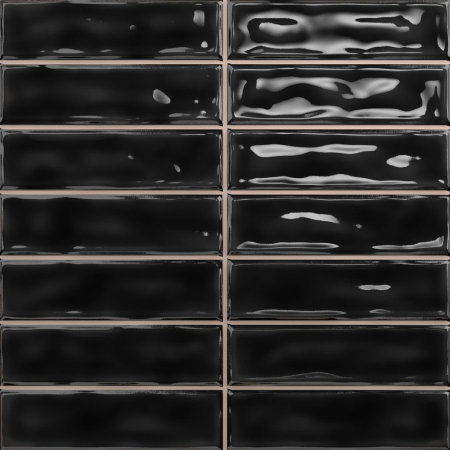 Плитка Ceramica Deseo Sticks Black (1 сорт) - фото 1
