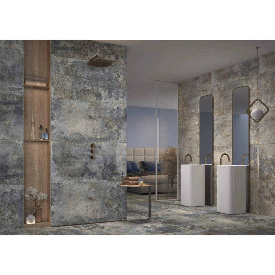 Плитка Cerrad Gres Endless Time Graphite Silky Cristal Lappato 597x1197x8 - фото 3