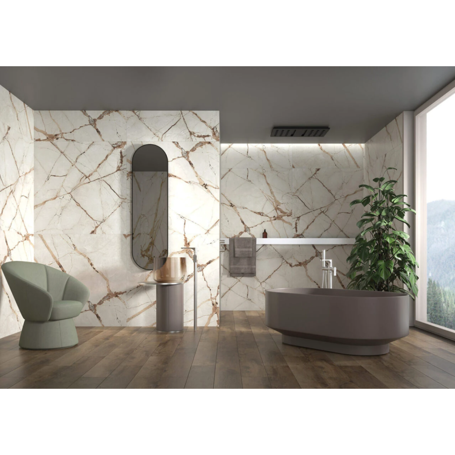Плитка Cerrad Gres Ovation Beige Rect (1 сорт) 597x1197x8 - фото 2