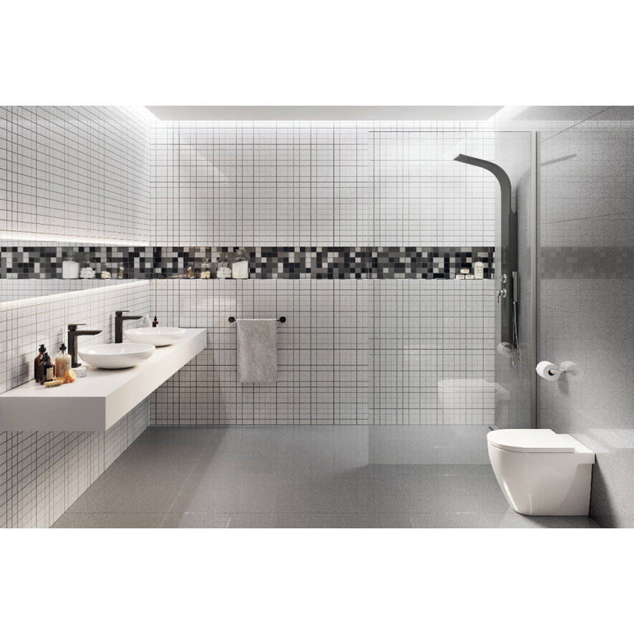 Плитка Cerrad Mosaic Cambia White Lappato 32684 297Х297 см - фото 2
