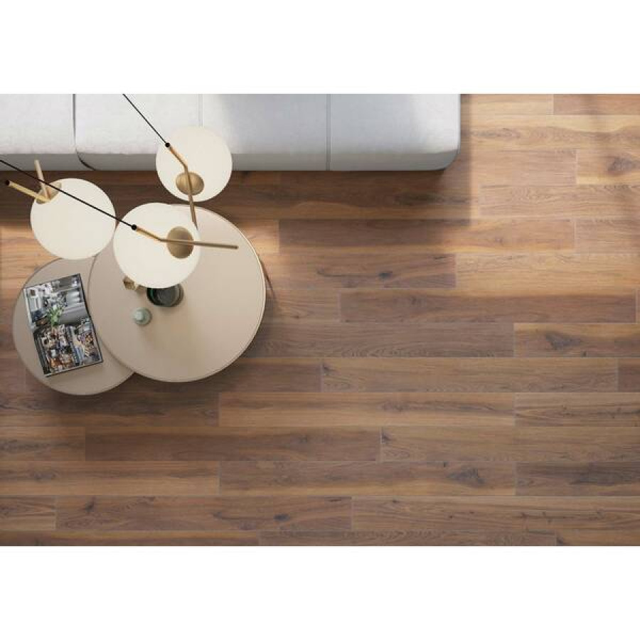 Плитка Cerrad Podloga Acero Marrone Rect 1202x193x8 - фото 2