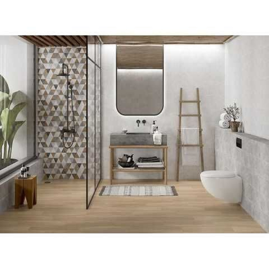 Плитка Cersanit Denize Light Grey Structure 200*600*9 - фото 2