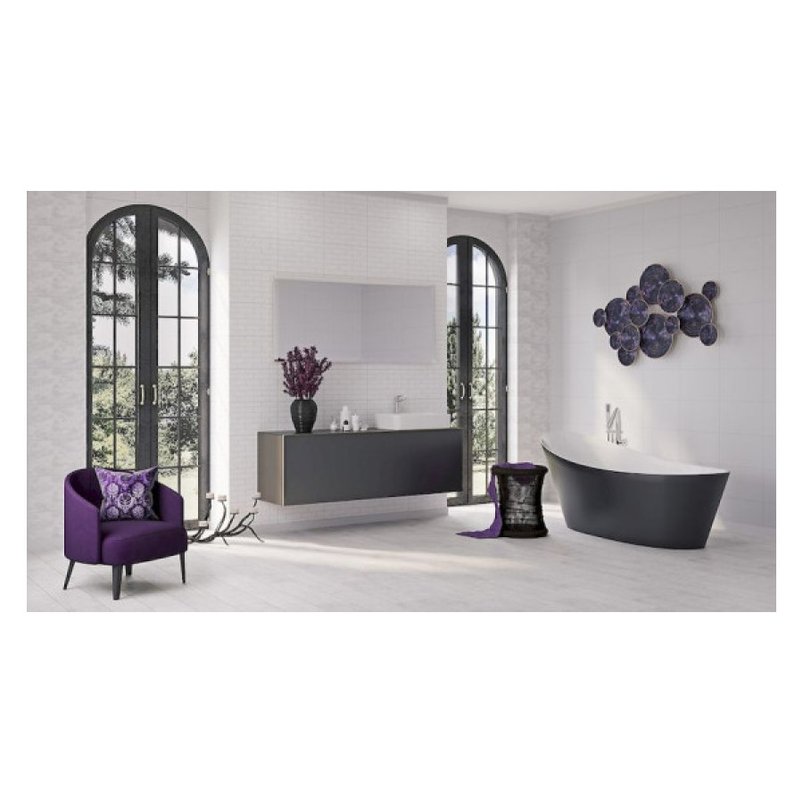 Плитка Cersanit Grey Satin 25x40 см - фото 2
