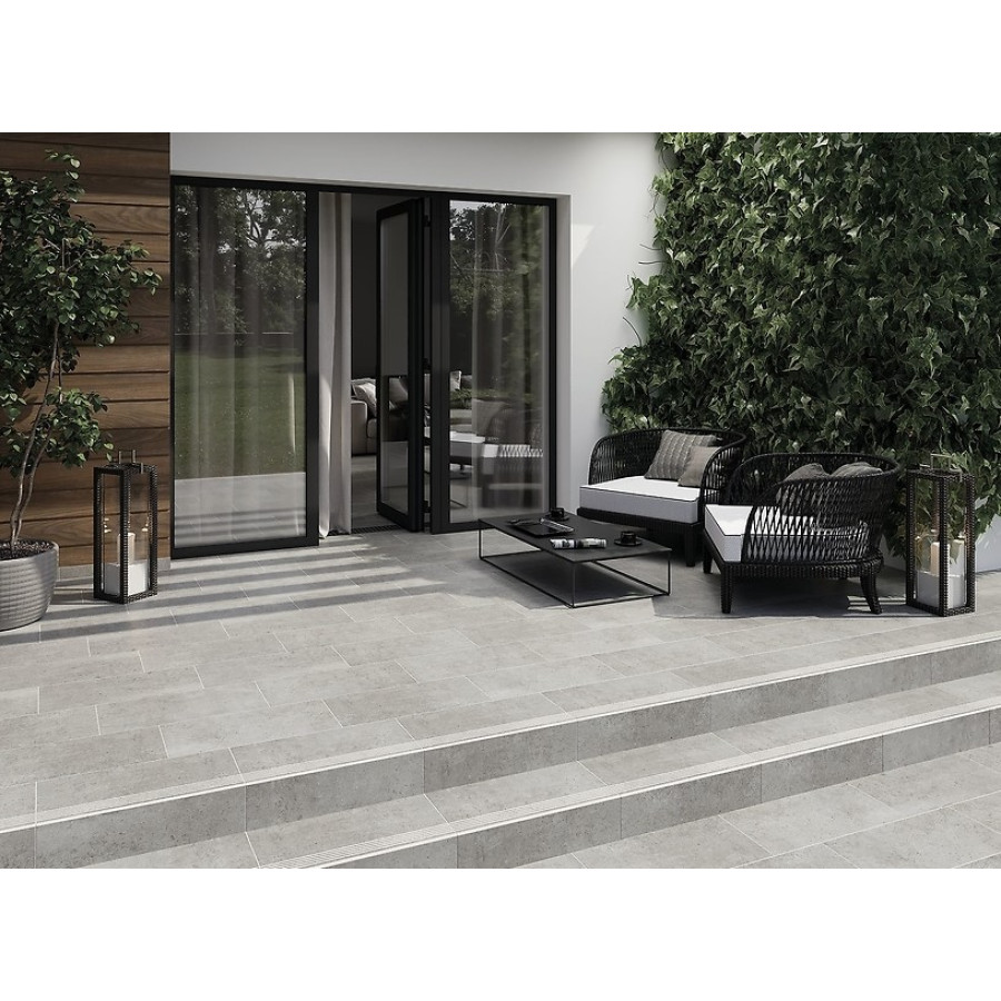 Плитка Cersanit Highbrook Dark Grey Steptread 29,8x59,8 см - фото 2