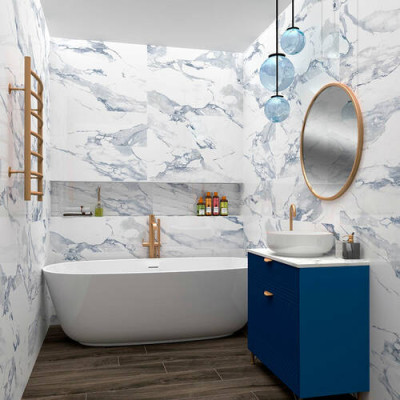 Плитка Geotiles Valeria Blue 33x100 см