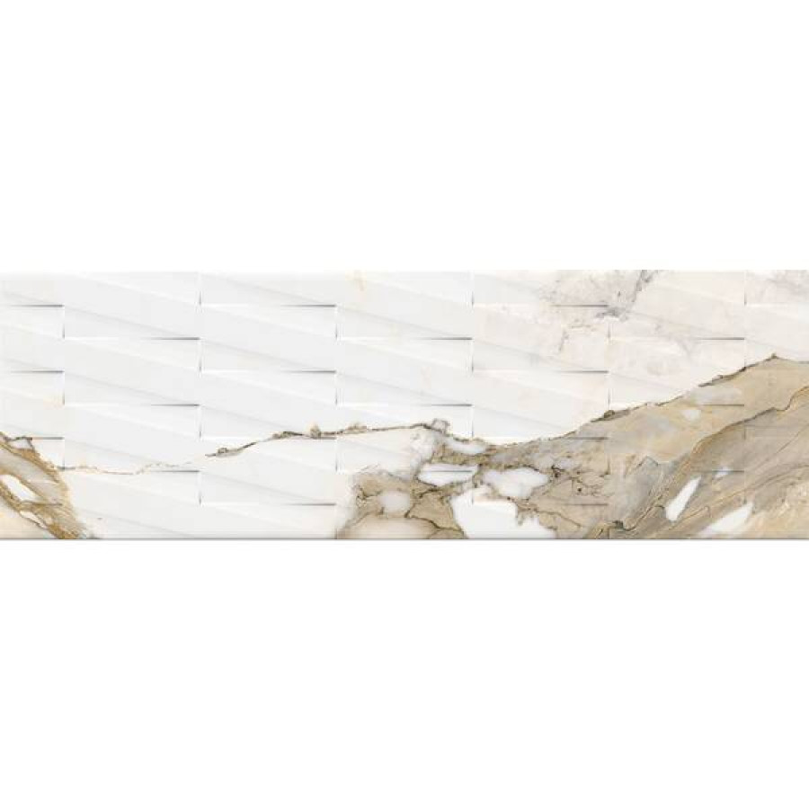 Плитка Geotiles Valeria Rlv Oro 33x100 см - фото 1