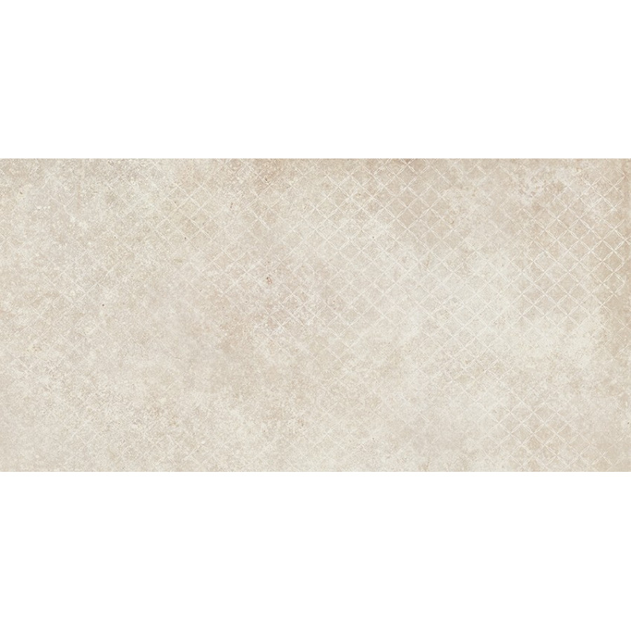 Плитка OPOCZNO FIRST ROW BEIGE PATTERN MATT RECT 8×598×298 - фото 1
