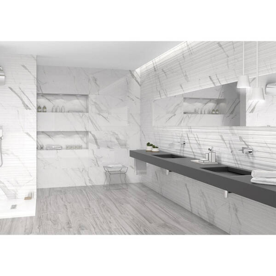 Плитка Opoczno Calacatta Prestigio White Satin Rect 595Х1200 - фото 2
