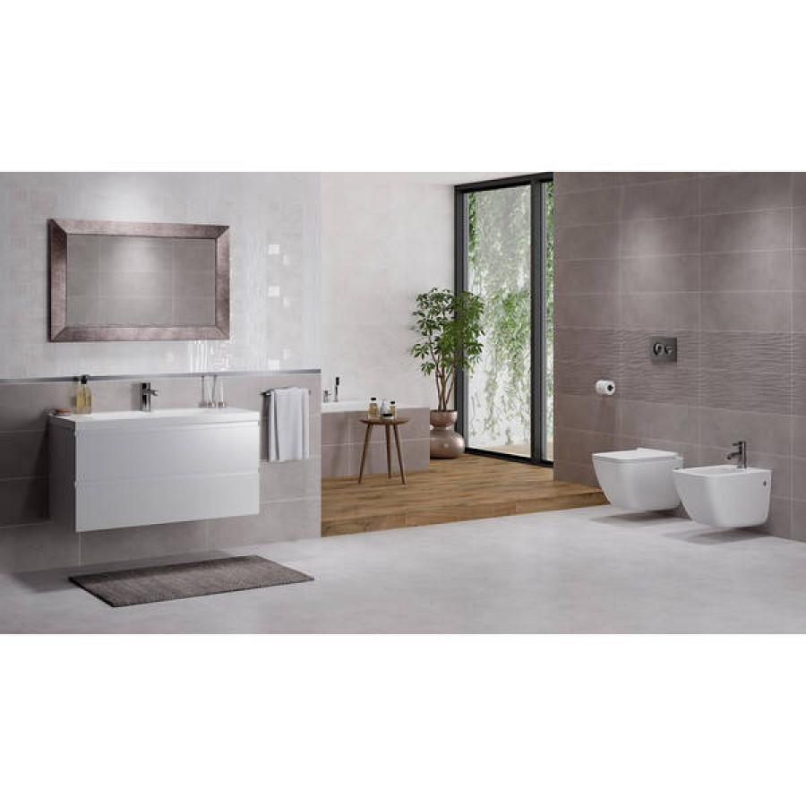 Плитка Opoczno Pl Georgi Cream Structure Satin 25x75 см декор - фото 2