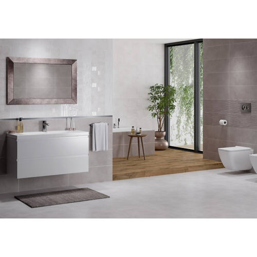 Плитка Opoczno Pl Georgi Grey Satin 25x75 см - фото 2