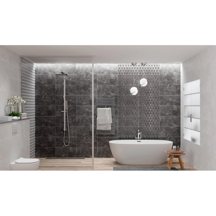 Плитка OpocznoTeneza Light Grey GLOSSY 297x600x9  - фото 2