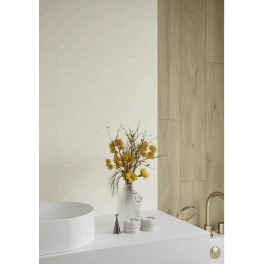 Плитка Paradyz Prettywood Crema RECT STR 198x1198x8 - фото 2